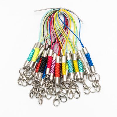 China DIY Jewelry Accessory Customized Colorful Lanyard Lobster Clasp Lasso Rope Strap For Cell Phone Jewelry Making Jewelry Findings Women Bag Accessories for sale