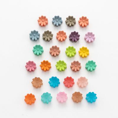 China 50pcs/bag kids mini flower hair clip cute baby princess braided hair headdress PF100-121 for sale