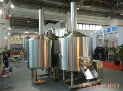 Cina Acciaio inossidabile della fabbrica di birra di 20 barilotti che fa spessore del riscaldamento di vapore dell'attrezzatura 3Mm in vendita