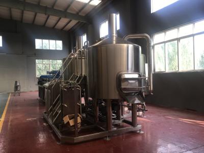 China equipo de la elaboración de la cerveza del acero inoxidable de la cervecería de la calefacción del directo-fuego del equipo de la cervecería de la cervecería 1000l en venta