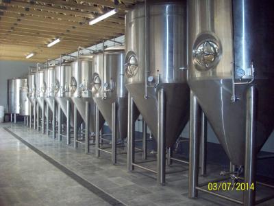 China Beine der Edelstahl-Probierbrauen-Ausrüstungs-10BBL des Fermenter-vier zu verkaufen