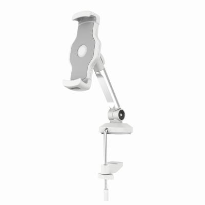 China Adjustable Angle 360 ​​Degree Table Adjustable Clip Thickness Mobile Phone Tablet Stand for sale