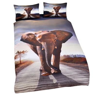 China Modern High Quality Cheap Duvet Covers Elephant 3 Piece Duvet Cover Set for sale