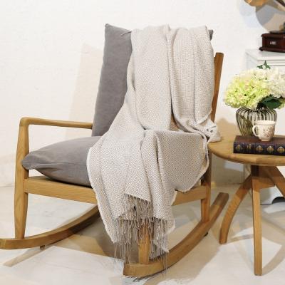 China Morroca Eco - Friendly Geometric Design Korean Throw Sofa Throw Covers With Tassel for sale