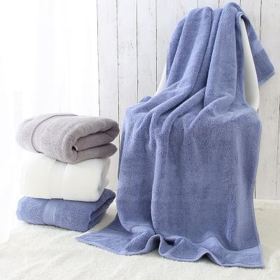 China High GSM 800g 80*160cm Hilton Hotel Double Side Soft Standard Terry Cotton White Bath Towel For Gift for sale