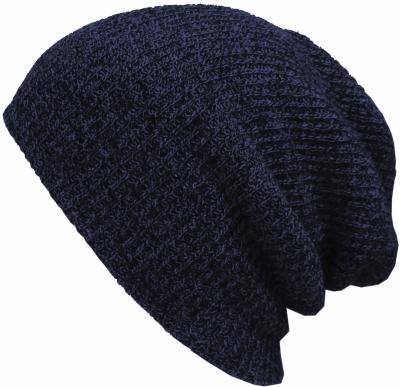 China COMMON Striped Simple Style Men Knit Beanie Hat For Winter for sale