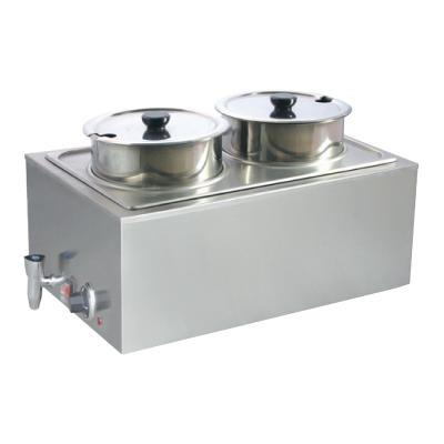 China Stainless Steel Buffet Food Warmer Bain Marie Heating Worktop for sale