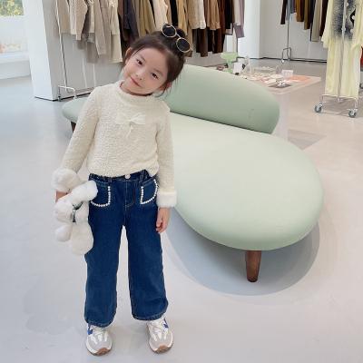 China Non Sustainably Selling Girls Sweaters Solid Sustainably Pullover for sale