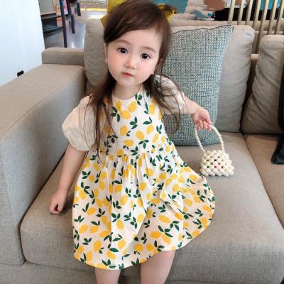 China 2021 New Breathable Female Idyllic Korean Style Baby Girl Summer Fresh Little Fresh Dress for sale