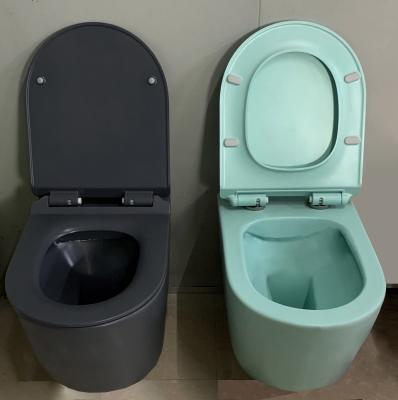 China Cistern hidden behind wall lavatory squat pan for portable room coupled top WC pan cistern Marrone monoblock sanitary essential WC set for sale