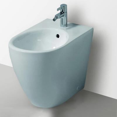 China Blue Ceramic Sanitary Eco-Friendly Bidet Cistern Toilet Mini Toilet Mini Toilet Cistern Moon Toilet Sink Unit Concealed Urinal For Tiny Room for sale