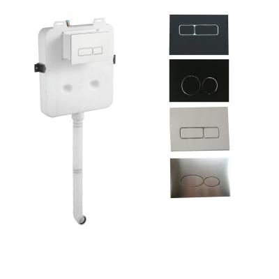 China Flush Mount Sanitaro Product Toilet Cistern Floor Pan WC Bidet Concealed Compact Wash Cistern With Easy Install Double Button Key for sale