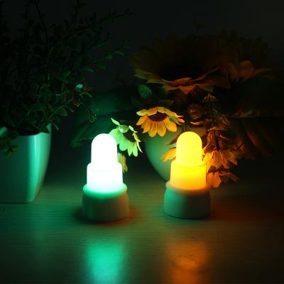 China New Rechargeable and Color Radio Remote Control Fill Led Lights Party Atmosphere Electronic Candle Battery Button Seal Lights Decorative Candle Lights for sale