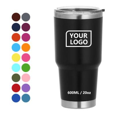 China Custom Viable Powder Coated 304 Stainless Steel Tumbler Mug Double Wall Travel Mug 30oz Vacuum Insulated Travel Mug Tumbler for sale