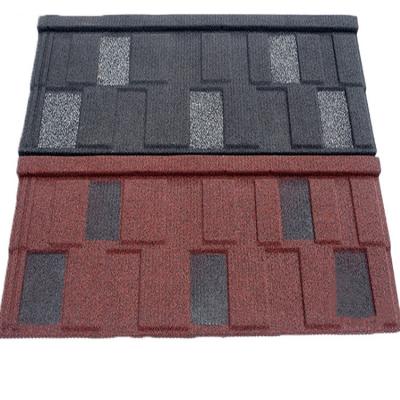 China Supplier Modern Wholesale Coated Roof China Colored Stone Metal Roofing Tiles Shingle Tile for sale