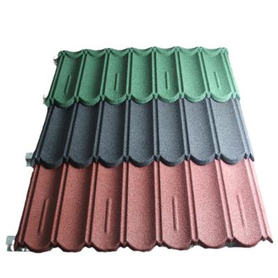 China Modern Functional Metal Color Coated Roof Colorful Stone Roofing Tiles Classic Tile for sale