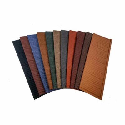 China Wholesales Modern Colored Stone Coated Metal Roofing Tile Villa Colored Stone Coated Metal Roof Tiles for sale