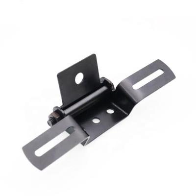 China 3mm thick high quality customized silver steel sheet gloss powder coating metal tank mount brackets for sale