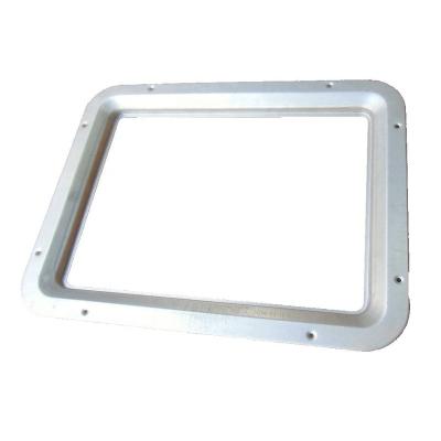 China Customized Stamping Punching Bending Steel Frame 1mm Thick Galvanized Metal Door And Window Steel for sale