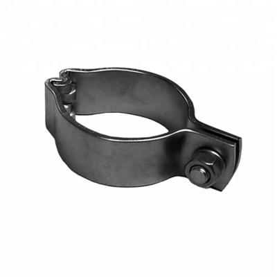 China High Quality Tube OEM Black Powder Coating Round Locking Steel Tube Clamp for sale