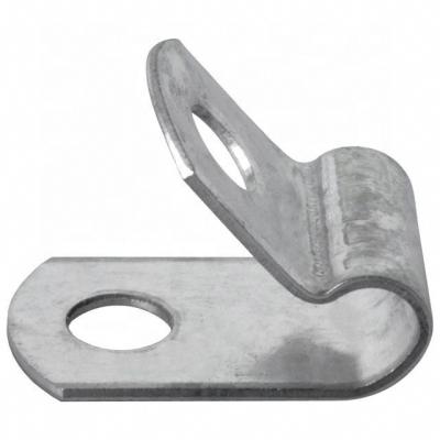 China Metal Clamp Customized Zinc Plating High Quality Stamping Hardening Metal R Small Clamp for sale