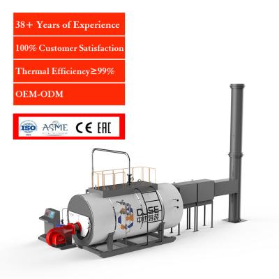 China Consciousness Manufacturer Industrial Horizontal wns Series Horizontal Steam Boiler Fixed Grate Manual Steam Boiler Machine for sale