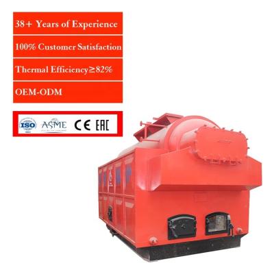 China ASME Supply DZH Series 1ton/h 2ton/h 4ton/h 6ton/h Horizontal Direct Horizontal Biomass Charcoal Fired Steam Boiler For Plant for sale