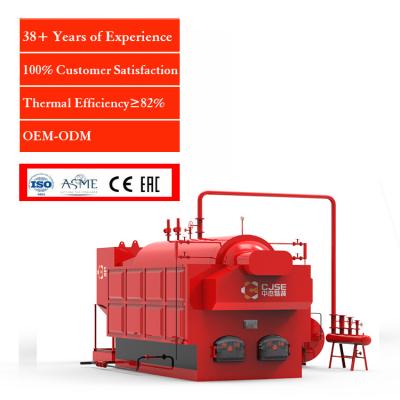 China Good Quality Horizontal Wood Chip Boiler Steam Boiler Coal Fired Biomass Wood Steam Boiler For Central Heating for sale