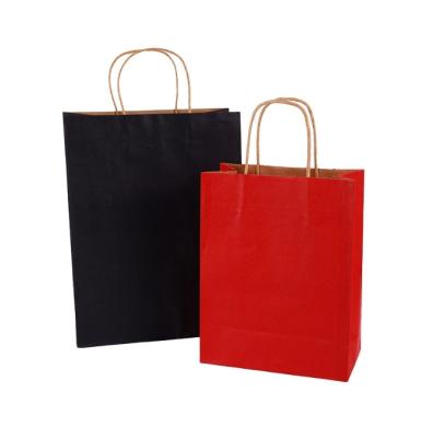 China Mini Paper Bag Packaging Shopping Materials Pink Recycled Paper Mail Bag Overnight Paper Bag for sale