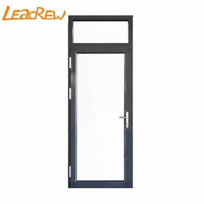 China Commercial Thermal Insulation System Non-thermal Break Aluminum Hinged Doors Customized Color French Doors Swing Door for sale