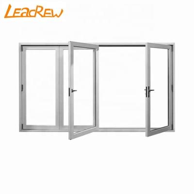 China Latest Design Bi Folding Anti-theft Aluminum Patio Door Doors Accordion Aluminum Folding Door for sale