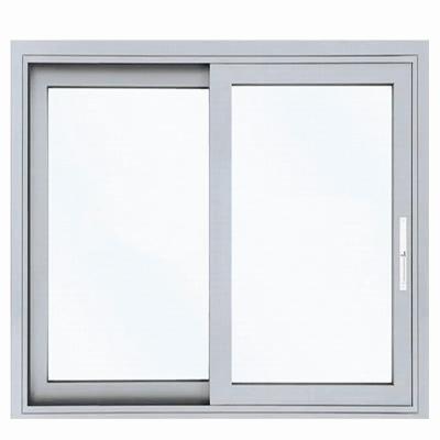 China Soundproof Magnetic Screen Large Double Glazed Sliding Window For Restaurant Aluminum Sliding Windows for sale