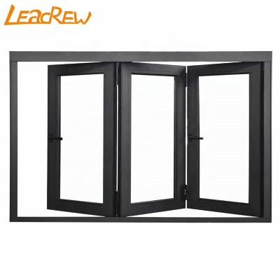 China High Quality Folding Screen Sound Proof Aluminum Folding Window For Cafe Cheap Folding Window for sale