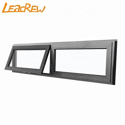 China South American Swing Aluminum Alloy Framed Lowes Aluminum Chain Winder Tent Window Crank Top Hung Window for sale