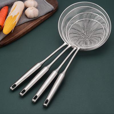 China Wholesale Kitchen Utensils Stainless Steel Skimmer Kitchen Oil Skimmer Viable Utensils Wire Skimmer for sale