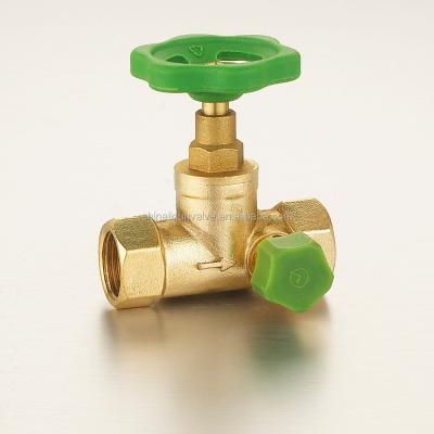 China Pipeline General Construction Stop Valve Brass Drain Valve for sale