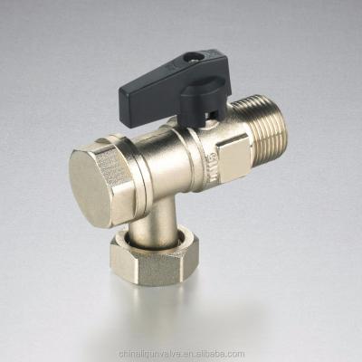 China General Angled Mini Gas Brass Ball Valve for sale