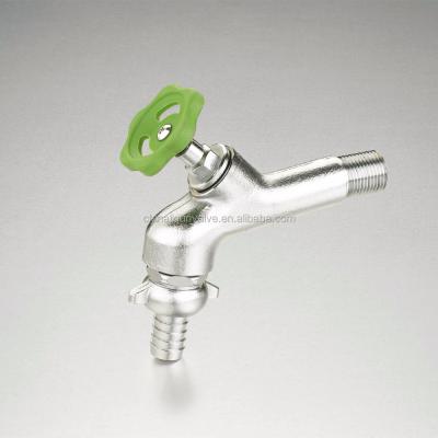 China Brass FAUCETS plastic handle casted BIBCOCK along neck basin for sale