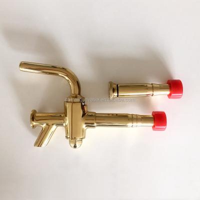 China Titanizing Drink Dispensers Brass Taps Water Beer Machines Bibcock Brass Beer Tap LQ-0099 for sale