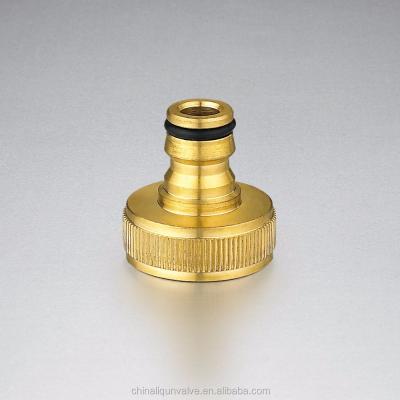 China Metal Garden Hose Burr Fittings Hose Brass Faucet Quick Hose Connector for sale