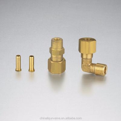 China Machine Brass Components Brass Nipple for sale