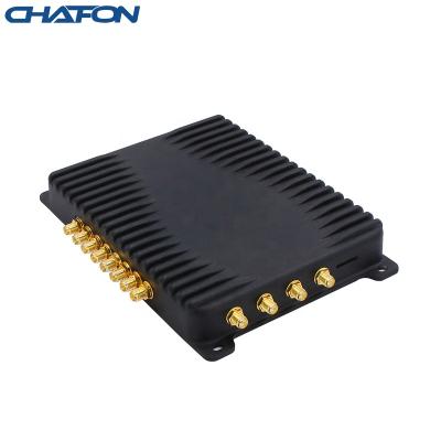 China CHAFON high performance Android 5.1 impinj r2000 chip 8 ports fixed UHF rfid reader with GPS 4G WIFI blue tooth communication CF-RU6508 for sale