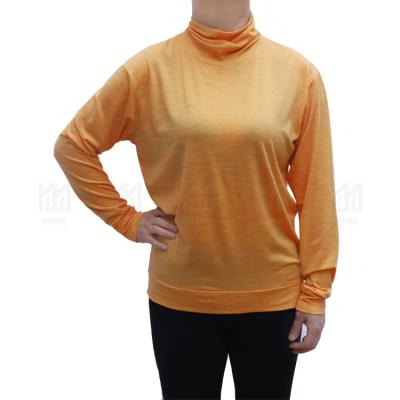 China wholesale Anti-Wrinkle Plus Size Women's Long Sleeve T-shirt Merino Wool Yoga To Use Moisture Wicking Women's Breathable Shirts For Women Girls for sale