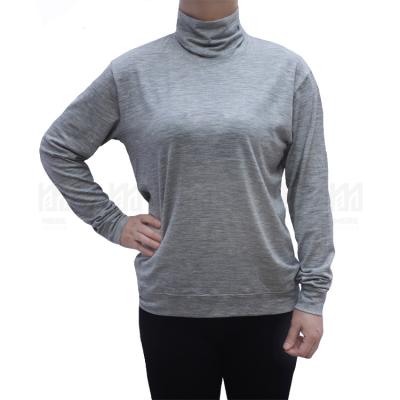 China 6XL Mens Womens Anti-Wrinkle Tight Simple Fit T-Shirts Merino High Quality Custom Cute Woolen Long Sleeve For Women Yong Girls for sale