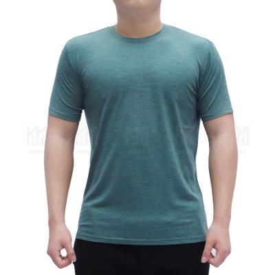 China Anti-Wrinkle Good Quality Good Prices OEM Clothing 100% Merino Wool Light Weight Soft Organic Base Layer Shirt Men Gym Sports Workout T-Shirts for sale