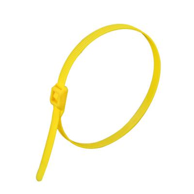 China Cheap and Affordable Nylon Automatic 1.2mm Reusable Cable Ties in Various Colors for sale