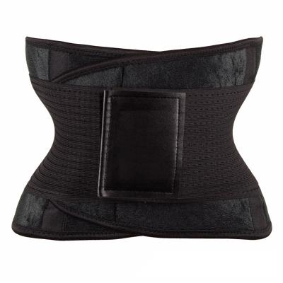 China Universal Hot Sale Double Waist Trainer Firm Control Tummy Control Belt Waist Trimmer Sweaty Stomach for sale