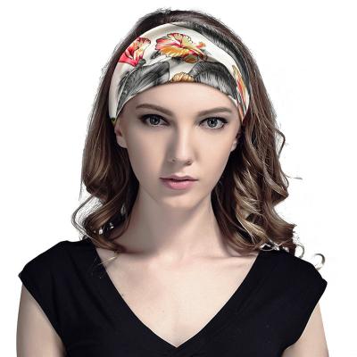 China Sports Fitness Exercise New Style Printed Fashion Sports Headband For Yoga Gym for sale