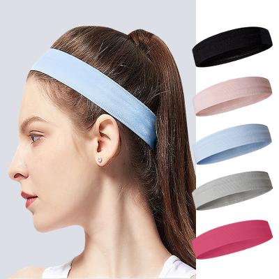 China High Quality Hot Selling Sports Fitness Exercise Workout Head Band For Women Men Sport Yoga Headband for sale