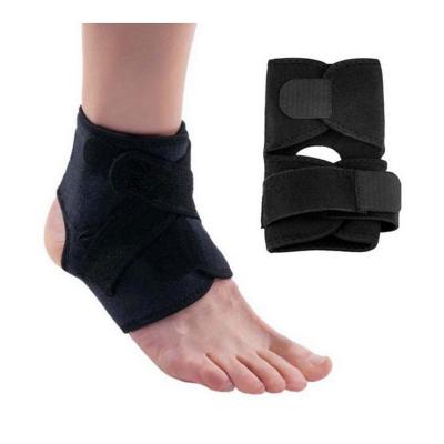 China Adjustable Sports Fitness Exercise Neoprene Ankle Brace Compression Foot Support Wrap For Fitness Safety for sale